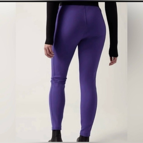Athleta NWT Sizes 10 & 4 Amazing Pretty Purple Women's Skinny Sport Pants (0561) - Picture 4 of 14